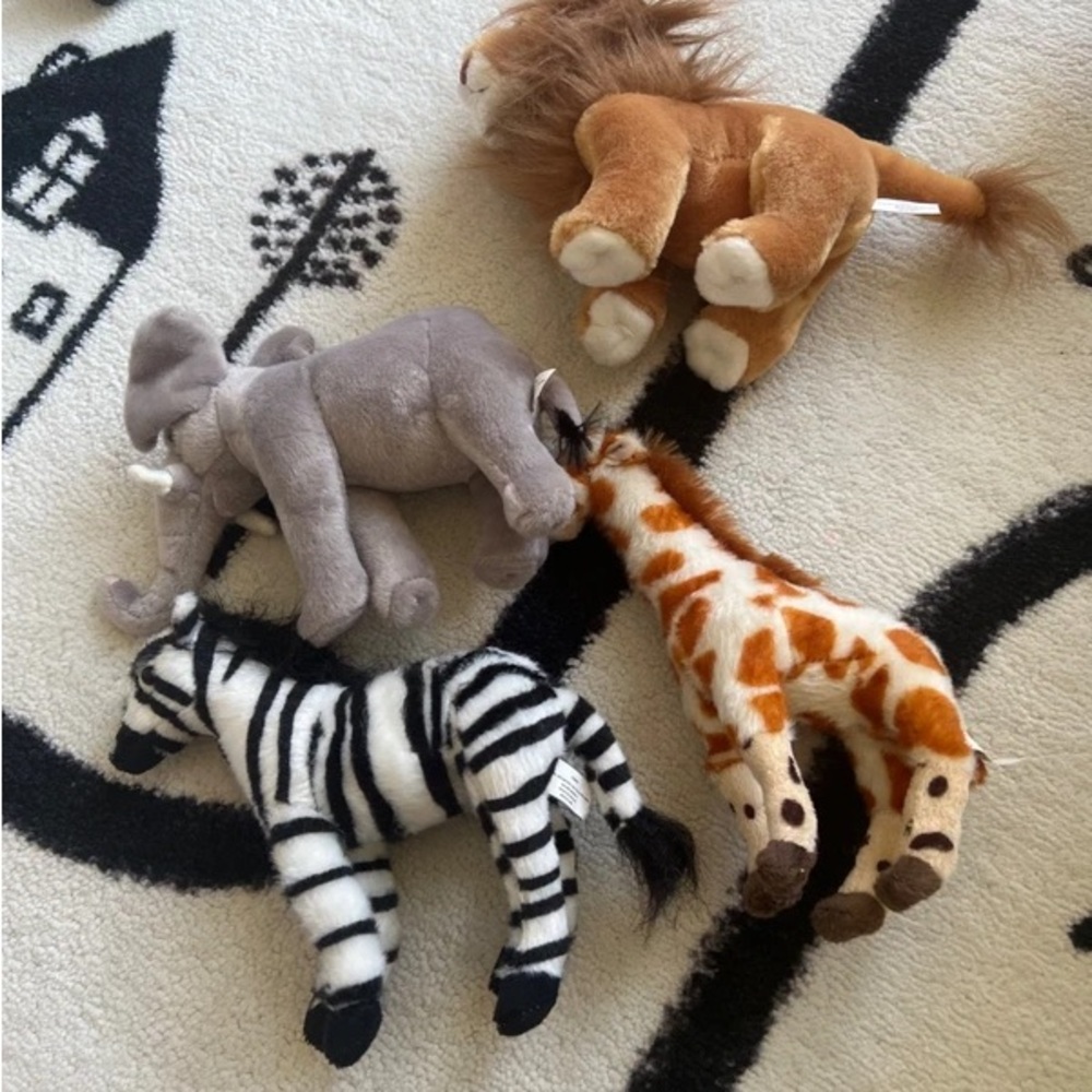 NWOT Safari Plushies
